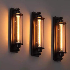 Industrial Vintage Wall Light Iron E27 45 cm