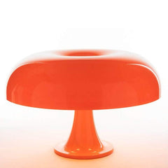 Vintage Orange Desk Lamp Mushroom Shape Acrylic Shade E27 Max 40W