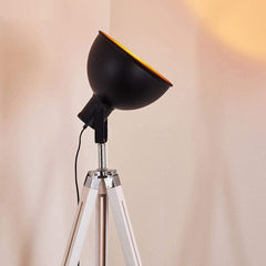Projo Industrial Cinema Floor Lamp White Base E27
