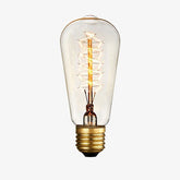 Vintage Spiral Filament Bulb ST64 E27 40W Warm White