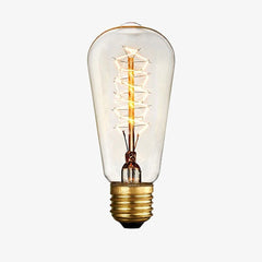 Vintage Spiral Filament Bulb ST64 E27 40W Warm White