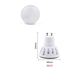 GU10 LED Bulb 3W or 6W — Warm White or Cool White, 50 000h