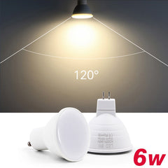 GU10 LED Bulb 3W — 24° Spot or 120° Wide Beam, Warm or Cool White