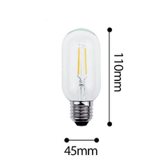 T45 LED Filament Tube Bulb E27 2W–8W Warm & Cool White