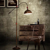 Copper Industrial Floor Lamp — Metal, 150 cm