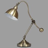 Brass Vintage Industrial Desk Lamp Adjustable Height E27