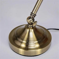 Brass Vintage Industrial Desk Lamp Adjustable Height E27