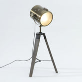 Desk Projector Lamp Adjustable Focused Beam Brass or Chrome Finish