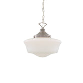 Opal Glass Schoolhouse Pendant Light Ø35cm E27, 6 Finishes
