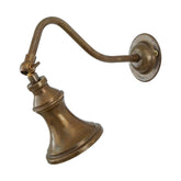 Adjustable Brass Wall Spotlight Solid Brass GU10 H18cm 4 Finishes