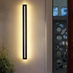 Slate — Black Aluminium LED Wall Bar, IP65, S to XXL