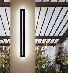 Slate — Black Aluminium LED Wall Bar, IP65, S to XXL