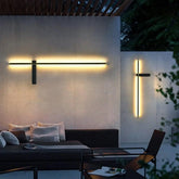 Linea — Black LED Wall Bar, IP65, Motion Sensor