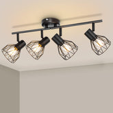 4-Spot Industrial Ceiling Light