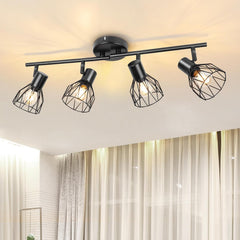 4-Spot Industrial Ceiling Light