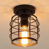 Vintage Industrial Ceiling Light Iron E27 40W 220V 17×25cm