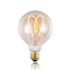 E27 Vintage Globe LED Filament Bulb 4W — 2700K Extra Warm White