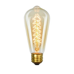 ST64 Edison Vintage Filament Bulb E27 40W Triangle Filament 2700K