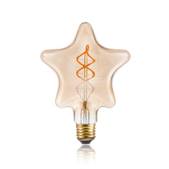 Star Spiral Filament LED Bulb E27 4W 2700K Vintage Edison