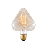 Vintage Filament Bulb E27 40W Edison Heart