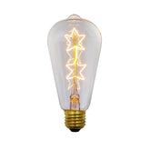 Vintage ST64 Star Filament Bulb E27 40W 2700K