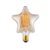 Star Filament Bulb E27 40W Tungsten 2700K Vintage Edison