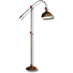 Copper Industrial Floor Lamp — Metal, 150 cm