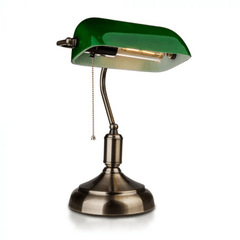 Green Vintage Table Lamp E27 60W Metal Base Indoor
