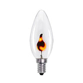 E14 Flame LED Bulb C35 3W 2700K Warm White
