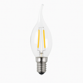 C35L Torpedo Candle LED Filament Bulb E14 2W–8W Warm & Cool White