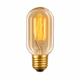 Vintage Filament Tube Bulb T45 E27 40W Warm White