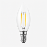 C35 Candle LED Filament Bulb E14 2W–8W Warm & Cool White