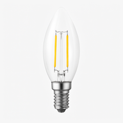 C35 Candle LED Filament Bulb E14 2W–8W Warm & Cool White