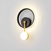 Geometric Iron Wall Sconce E27 Round Diamond Oval