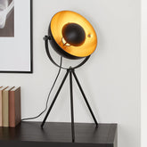 Industrial Cinema Floor Lamp XS Loft Wood Unfinished Metal E27