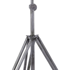 Raw Industrial Cinema Floor Lamp Grey Iron Pivoting Projector E27 220cm