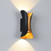Outdoor Wall Light Acrylic Aluminium 10W Integrated LED Motion Sensor IP65 — Double Head