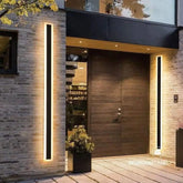 Outdoor LED Wall Light Black Aluminium Dimmable IP65 S to XXXXL