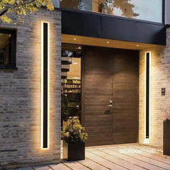 Outdoor LED Wall Light Black Aluminium Dimmable IP65 S to XXXXL