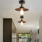 Industrial Vintage Ceiling Light E27 Aluminium Black Gold S/M/L/XL