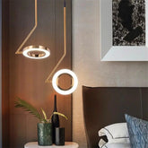 Double Ring LED Pendant Light Loft Style