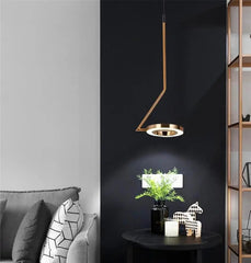 Double Ring LED Pendant Light Loft Style
