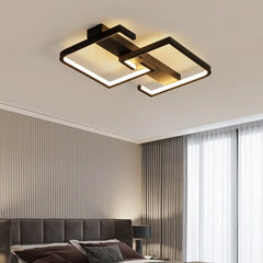 Black Geometric Minimalist Ceiling Light LED Dimmable