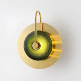 Circular Art Deco Wall Light Iron 30cm or 58cm