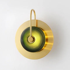 Circular Art Deco Wall Light Iron 30cm or 58cm