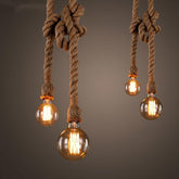 Double Rope Industrial Pendant Light