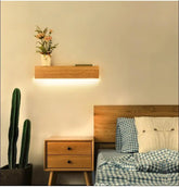 Oak Shelf Wall Light Integrated LED 40 cm 220V