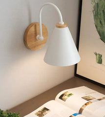 Nordic Swivel Wall Light Metal E27 Black White 23 cm