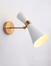 Adjustable Wall Light Metal Matte LED White Black