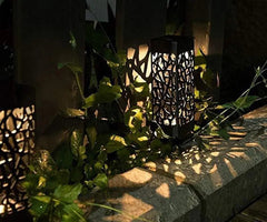 Moroccan Solar Garden Light ABS IP44 Filigree — Single to Set of 12